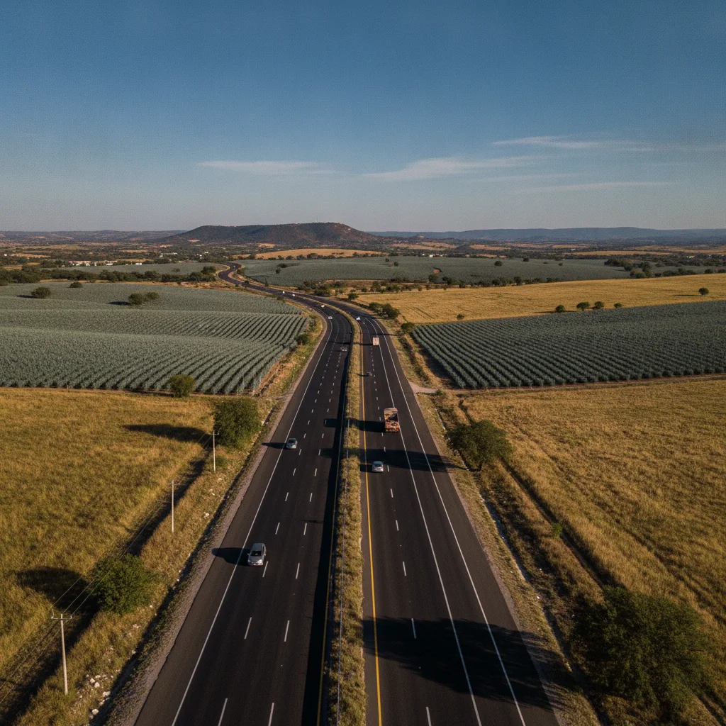 Carretera Federal Irapuato-Querétaro en buen estado, reparada con asfalto en frío Zella