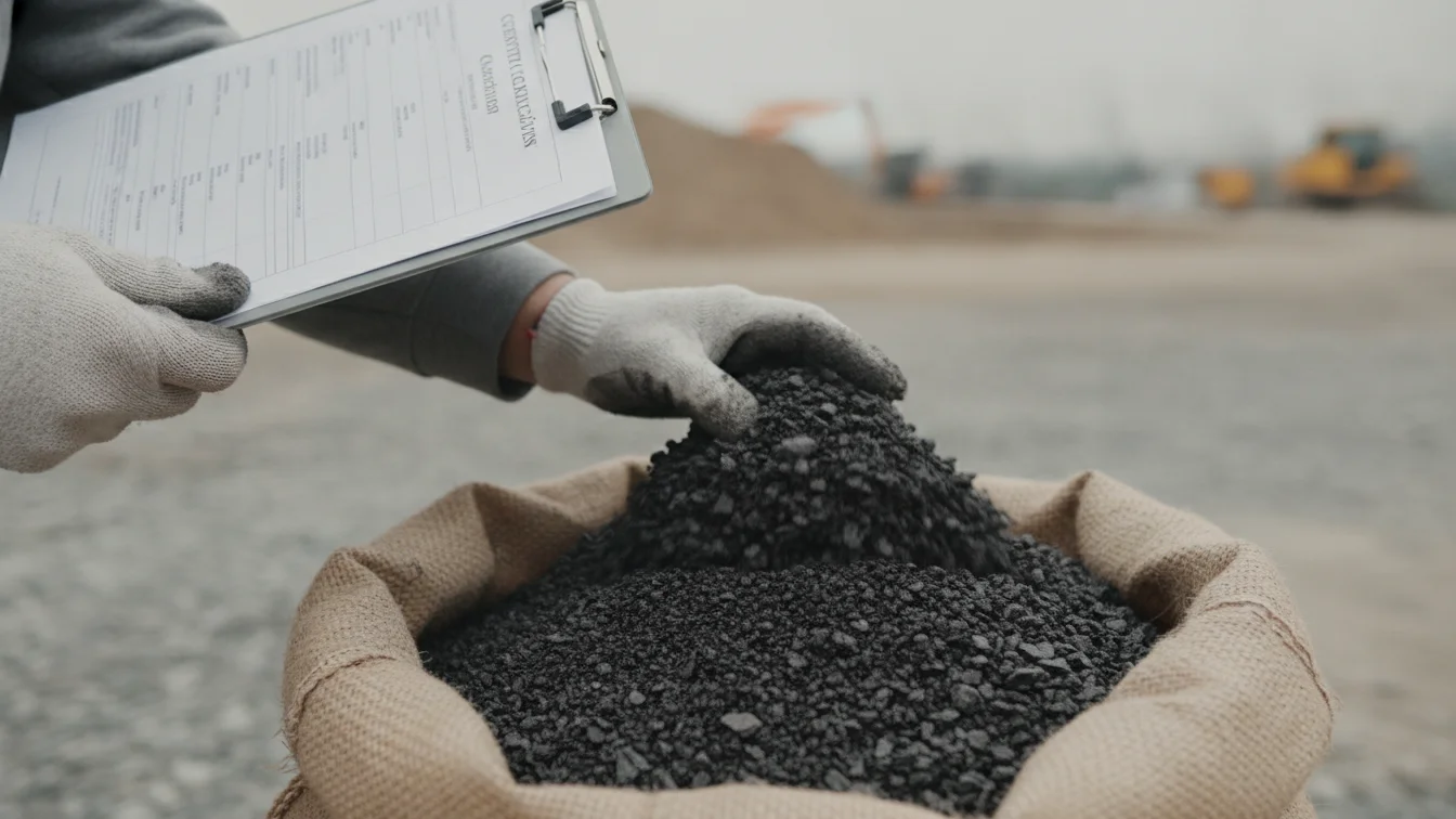Inspección técnica de material para bacheo con certificación en obra